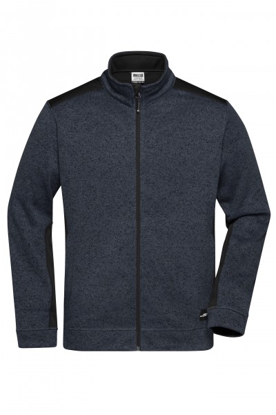 Men&#039;s Knitted Workwear Fleece Jacket - STRONG -