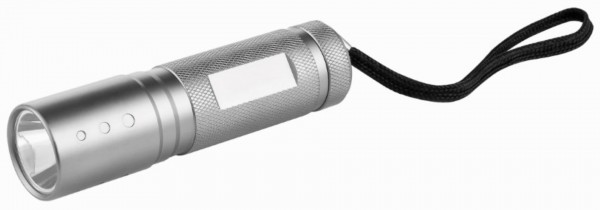 Metmaxx® LED MegaBeam flashlight &quot;Safe2GoCompact&quot; titan