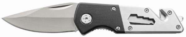 Metmaxx® Outdoor knife &quot;My Tool&quot; black /silver